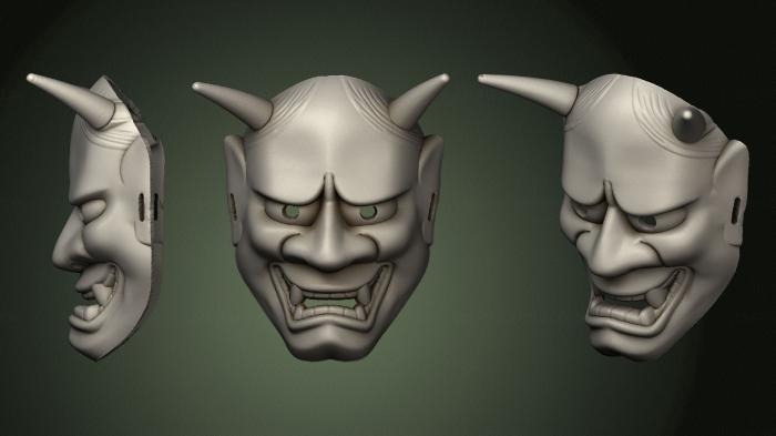 Mask (MS_0446) 3D model for CNC machine